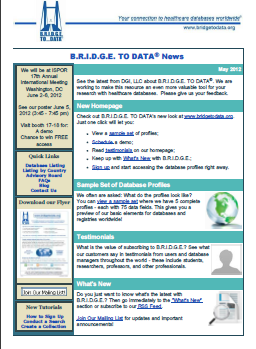 May 2012 Newsletter